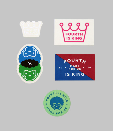 Fourth is King Sticker Pack 2 #logos #stickers #design #streetwear #fashion #graphics