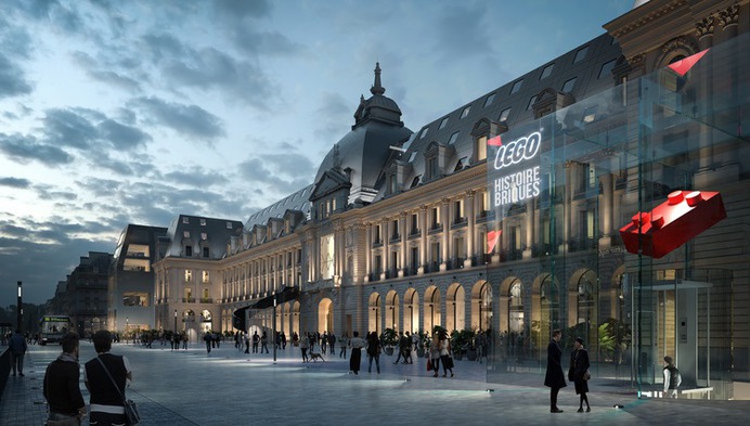 MVRDV to Transform Historic Palais du Commerce in Rennes, Shops. Image © ENGRAM
