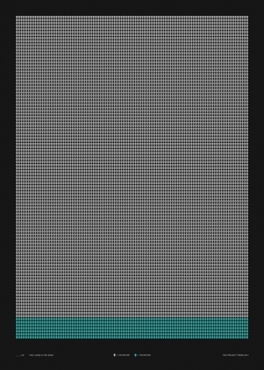 The Living & The Dead #infographics #illustration #minimilist