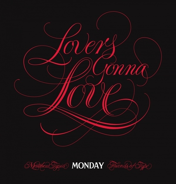 Matthew Tapia – Friends of Type 01 #lettering #script #typography