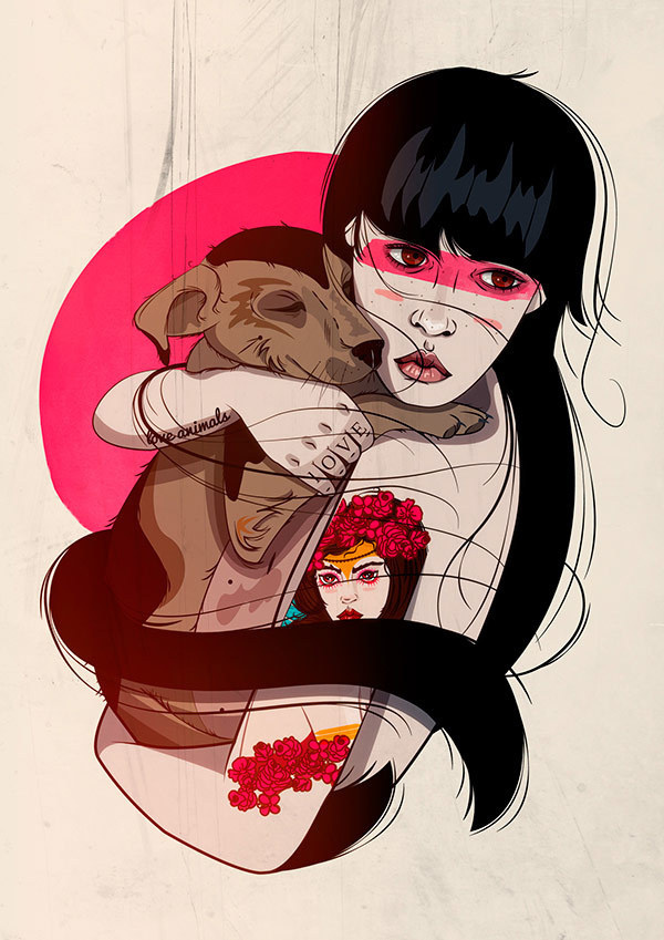 Saskia Diaz #illustration #grils