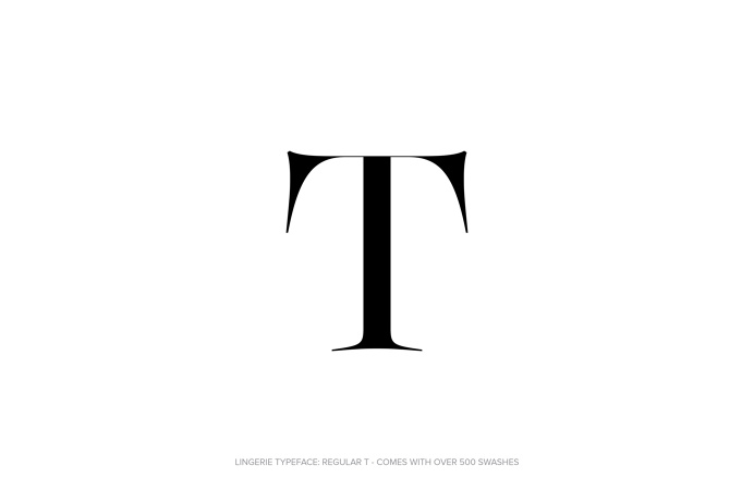 Lingerie Typeface - The Most Advanced Typeface For Fashion And Luxury by Moshik Nadav Typography #Lingerie #Typeface #Fashion #FashionTypogr