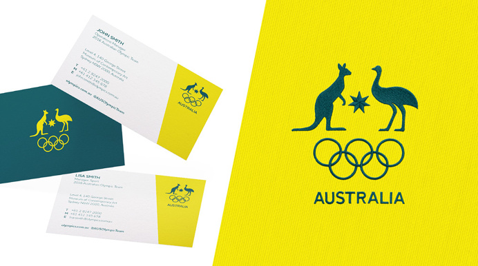 New Logo and Identity for Australian Olympic Committee #brand #corporate #sportÂ #identity #system #guidelines #australia