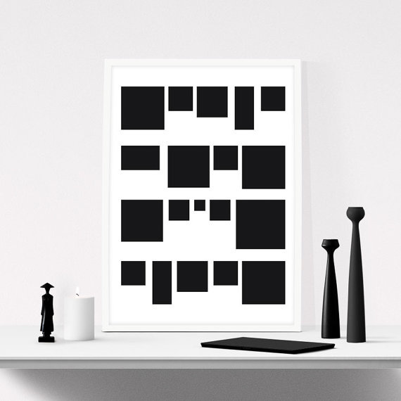 Geometric Abstract Art. #iloveprintable #poster #download