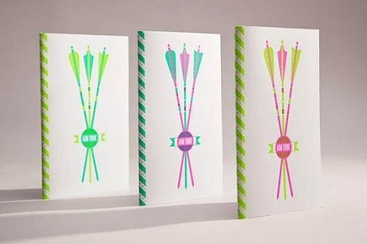 Aim-True_02.jpg 600×400 pixels #color #book #cover #illustration #arrow