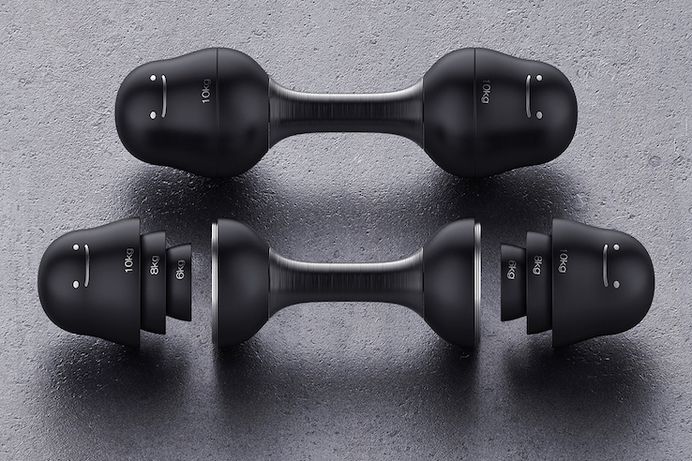 Matryoshka: Dumbbells inspired by Russian dolls - IPPINKA There is no longer an excuse when you can have these versatile and innovative dumbbells right in your home. Matryoshka is a dumbbell set inspired by Russian nesting dolls.