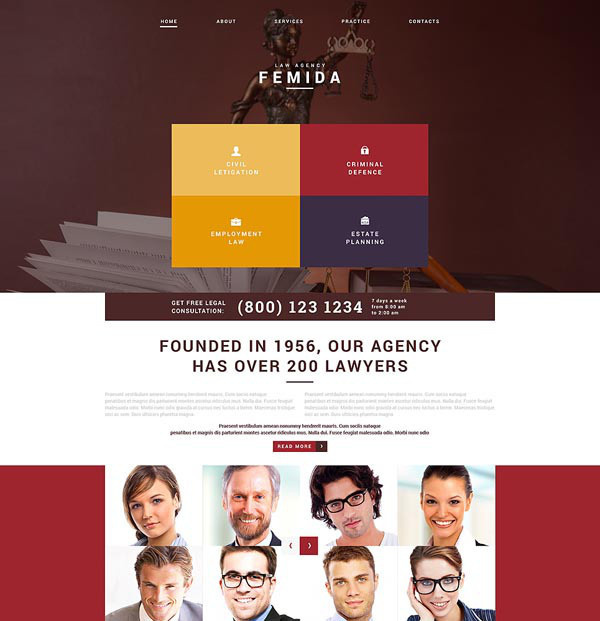Joomla Law Firm Template
