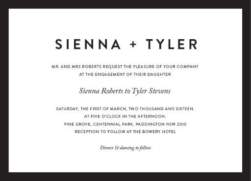 This #classic, minimalist #wedding #invitation is pure elegance! See more sets on Paperlust today. #paperlust #weddinginvitation #weddingin