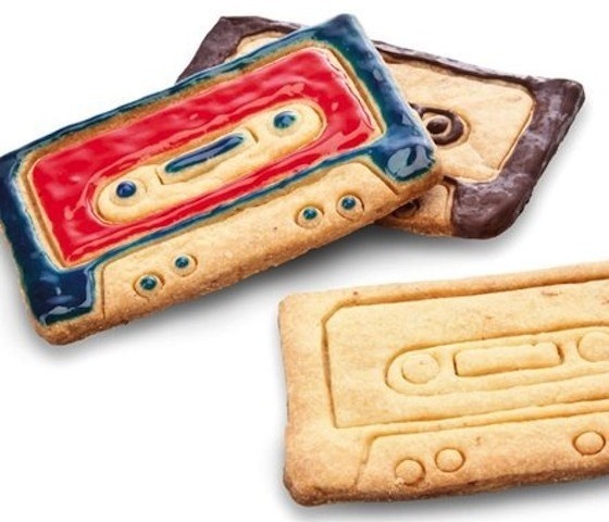 Cassette Cookie Cutters #cutters #cookie