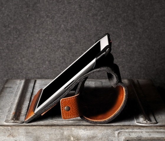 Leather And Felt iPad Case #gadget