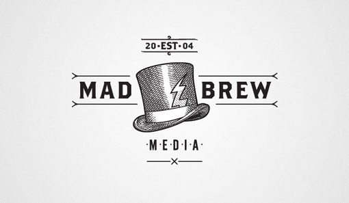 design work life » Adam Hill: Mad Brew #logo #branding #typography