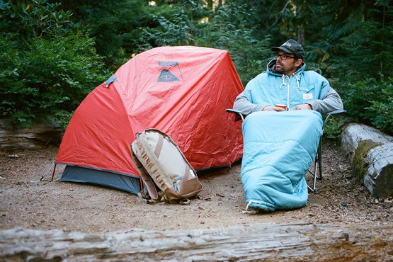 The Napsack - Black / Orange #poleroutdoorstuff