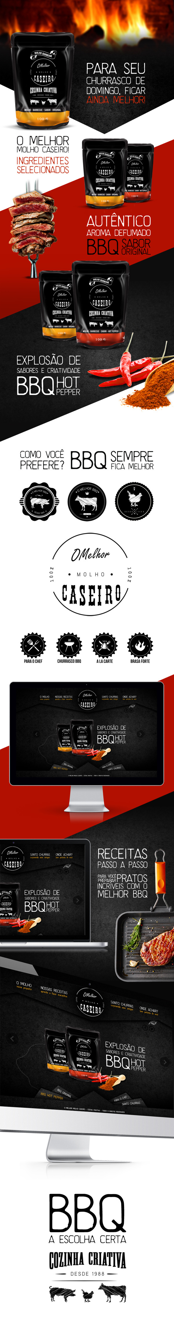 Cozinha Caseira - O melhor molho BBQ on Behance #bbq