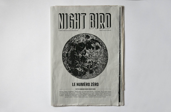 Night Bird on Behance #print #newspaper #cover #layout #editorial #magazine