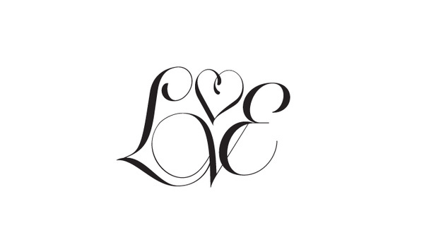 love #type #love #black #typography