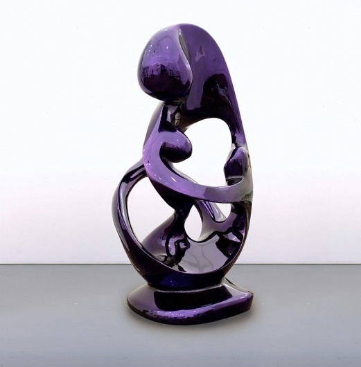 M O O D #sculpture #metallic #purple
