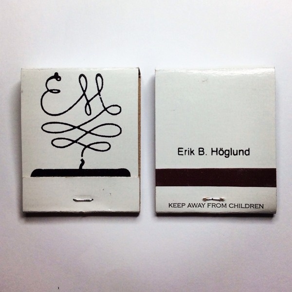EH matchbooks #silkscreen #screenprint #matches #matchbook #eh
