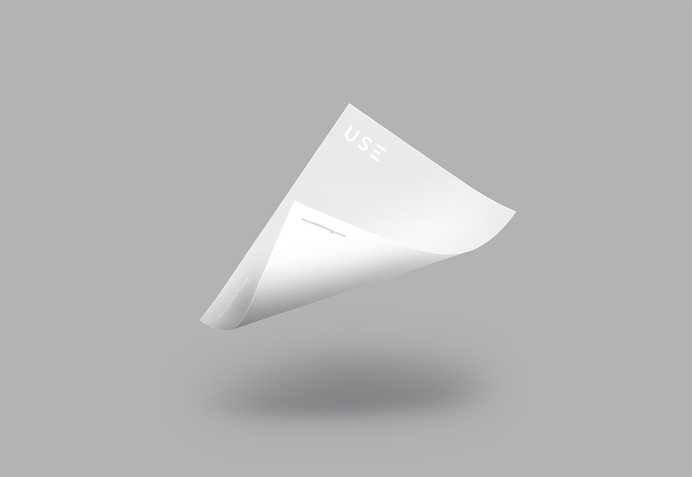 United Solar Energy branding grey orange logo logotype use print stationery mindsparkle mag