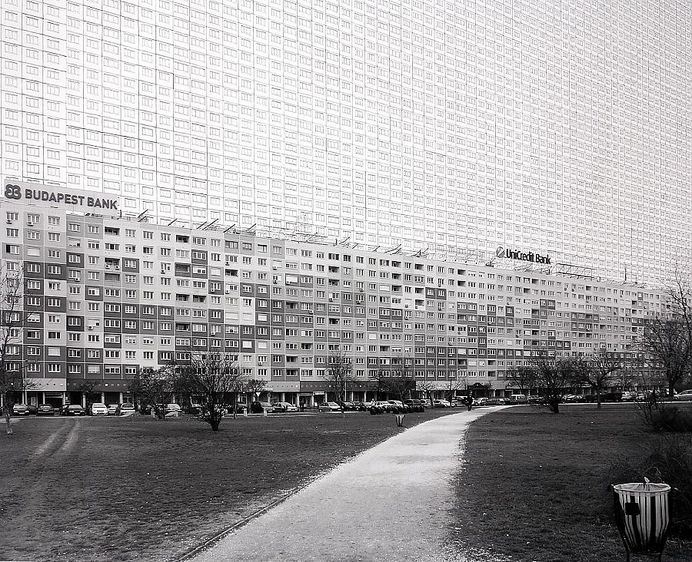 Franz Riedl - Architekturerweiterungen (2012) Budapest Bank, Unicredit Bank, Budapest #urban #graphic