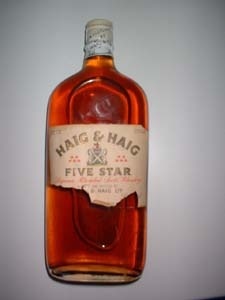 Vintage Whiskey Bottle