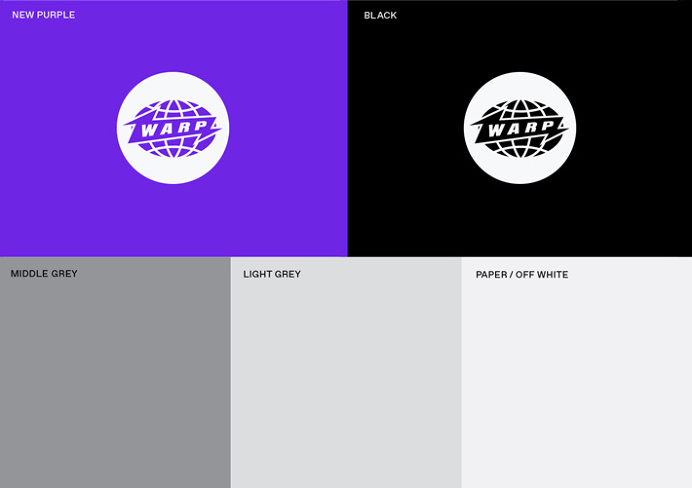 Warp Records by Till Wiedeck #logo #shapes