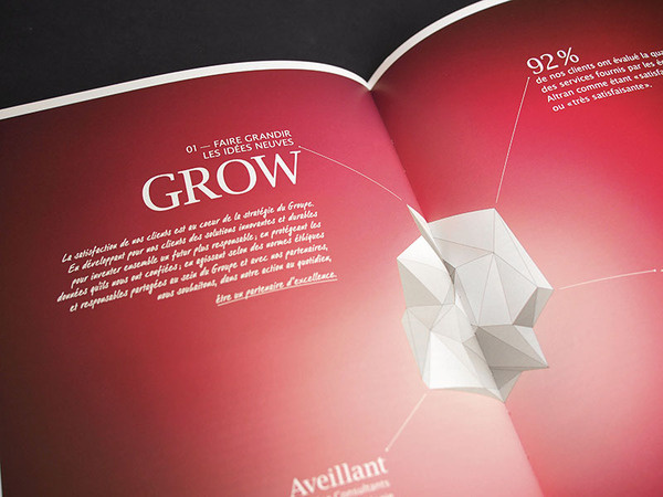 Grow, Blossom, Widen - Altran - Rapport RSE 2012 #design #graphic #altran #direction #art #editorial