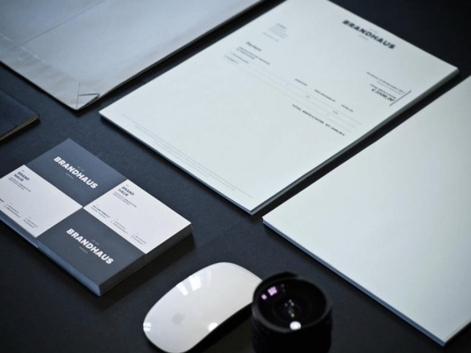 Brandhaus Identity #business #branding #print #identity #brandhaus #cards #typography