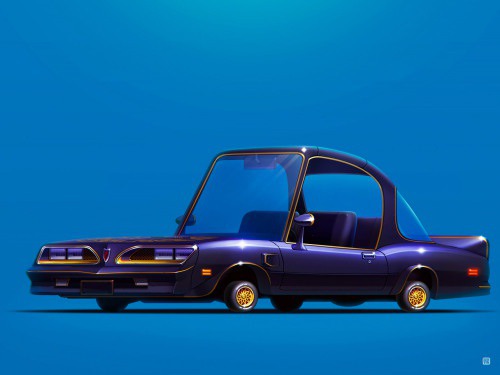 Drop A Gear - Iconic Vehicles: Illustrations by Servin Seidaliev