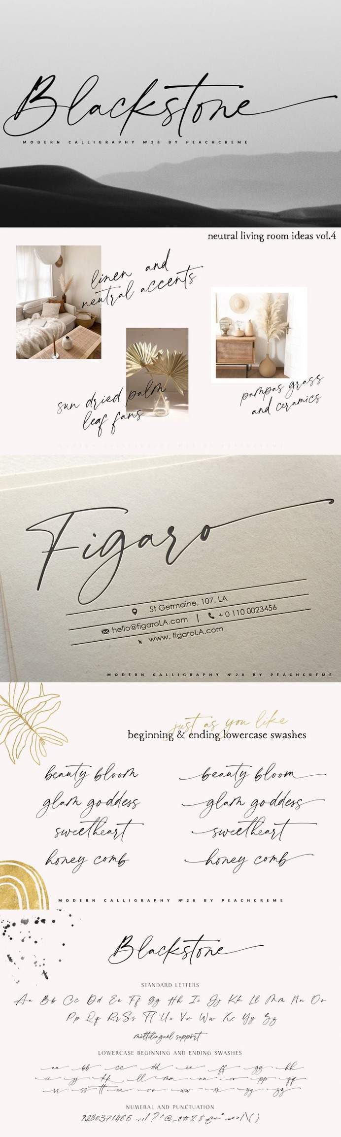 Blackstone// Casual Chic Font
