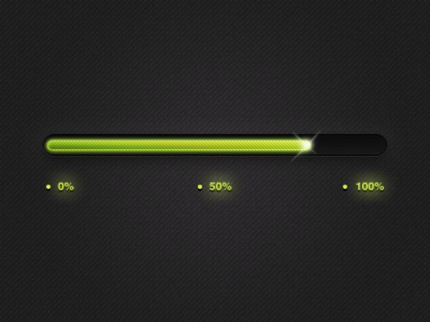 Progress bar Free Psd. See more inspiration related to Bar, Progress bar, Progress and Horizontal on Freepik.