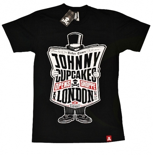 Johnny Cupcakes London Exclusive T-shirt | The Daily Street #typography #print #tee #illustration