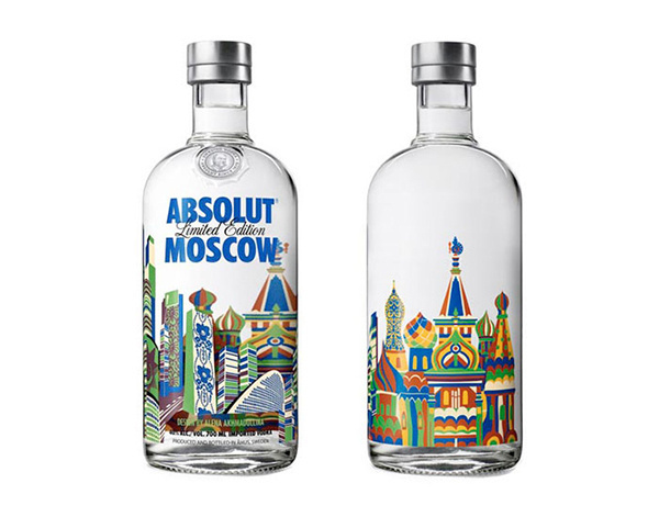 Absolut Moscow limited edition bottle #limited #moscow #absolut #bottle