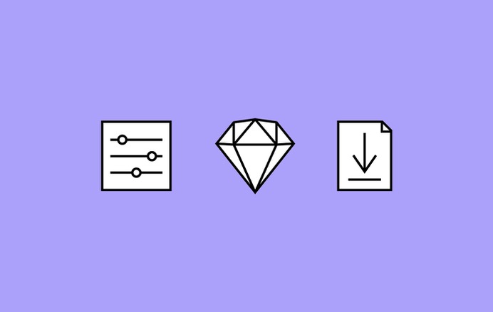 User Interface Icons for MakeUI - Styled Sketch UI Kits for quick prototyping