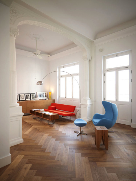 Greek Residence #interior #in #of #design #living #home #the #street #middle #room