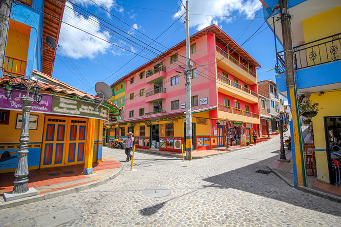 Colorful and Clean Natural Street Photography Of Guatapé, Colombia by Jessica Devnani