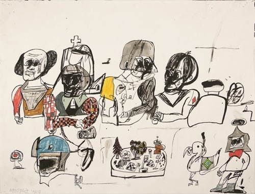 Eddie Martinez « PICDIT #mixed #media #drawing #art