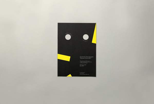 "Think young lion" (Giovani leoni 2013) on Behance #cannes #young #giovani #leoni #lion #yellow #2013 #black #brand #and