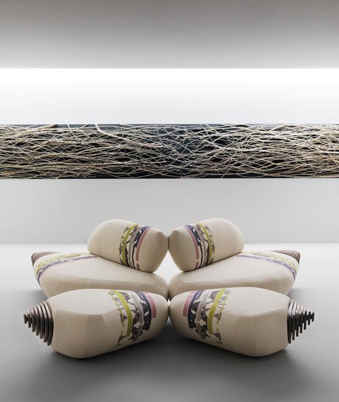Botan Sofa by EMBT Inspired by the peony flower - www.homeworlddesign. com (7) #sofa #design #home #furniture
