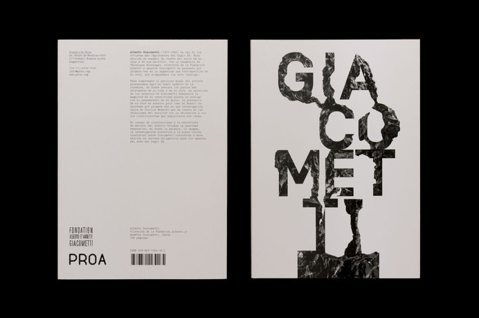 Spin — Alberto Giacometti Exhibition #cover #editorial #print #book