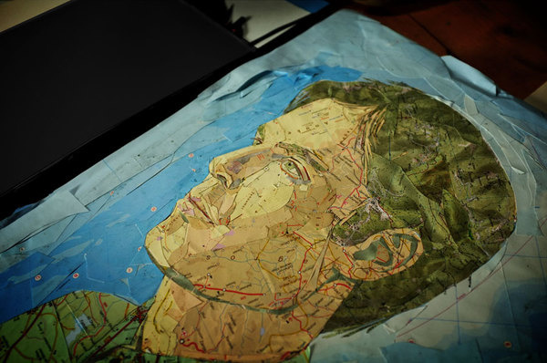 Nice to meet you Piers Faccini by www.mr cup.com #design #graphic #map #illustration #topography #drawing