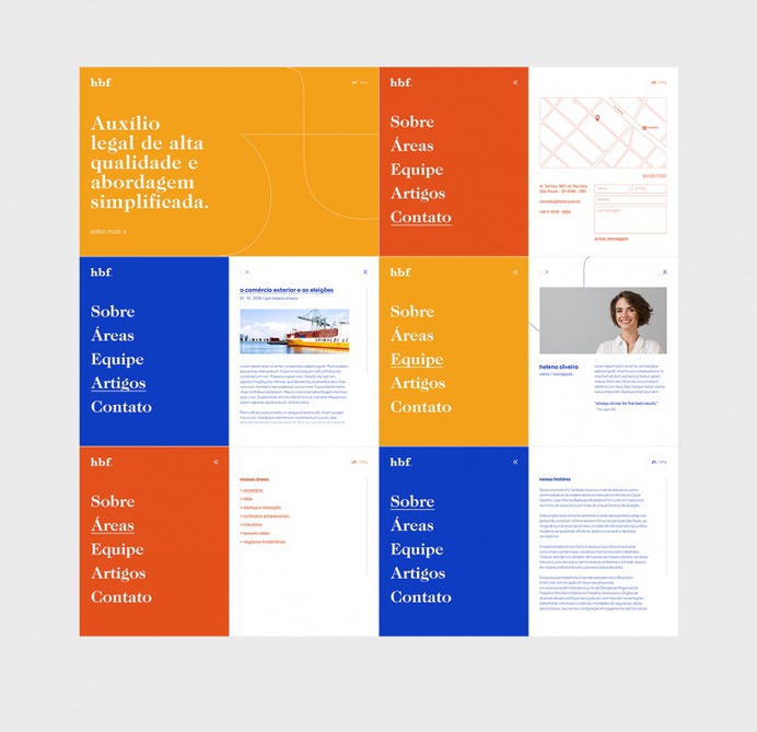 hbf / branding and website