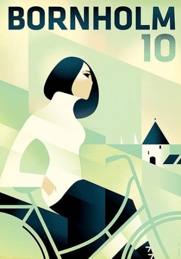 Beautiful illustrated posters by Mads Berg — Lost... - Bisign #bicycle #berg #mads #illustration #poster