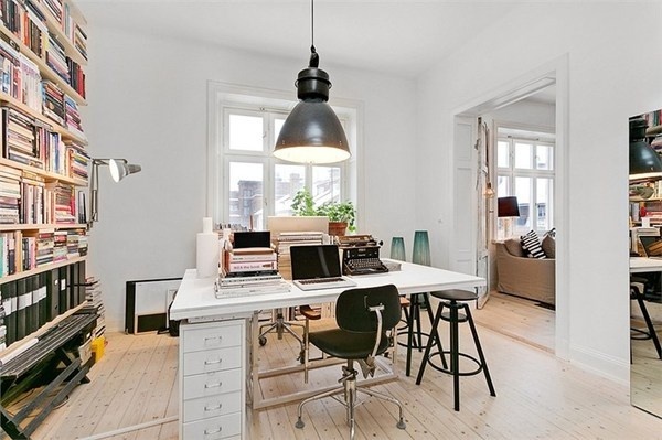 Arbetsrum/sovrum #interior #design #stockholm #decoration