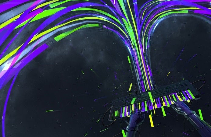 by Carlos Damián carlosdamian.com #synth #3d #moog #electronic