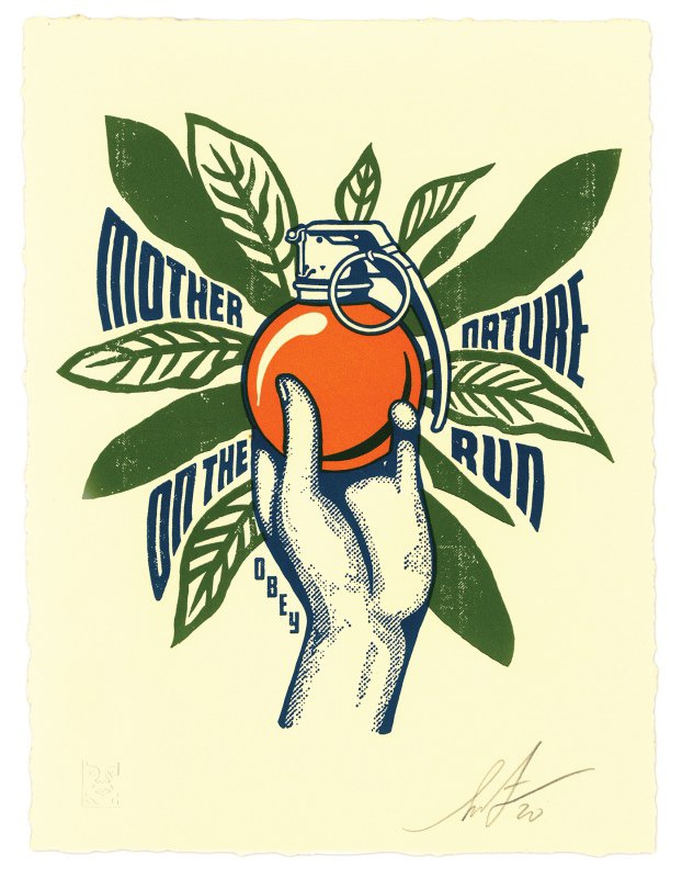 Mother Nature on the Run – Shepard Fairey OBEY GIANT