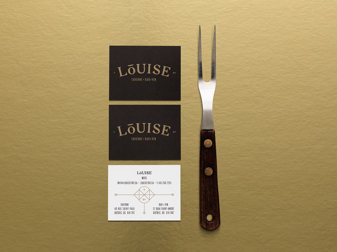 Taverne Louise is a new restaurant whose menu and identity reflects a crossroads between tradition and modernity. For more of the most beautiful designs visit mindsparklemag.com
