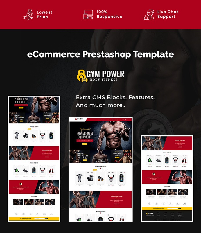 #Gym #Power - #Body #Equipment - #Prestashop #Responsive #Theme | #TemplateTrip #eCommerce #Website #Design #Template