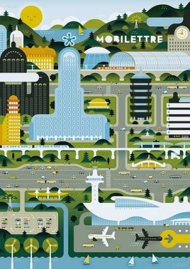 Green City | Flickr - Photo Sharing! #illustration