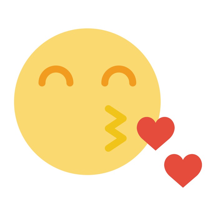 See more icon inspiration related to kiss, face, emoticon, smiley, emotion, feelings, people, smiling and interface on Flaticon.