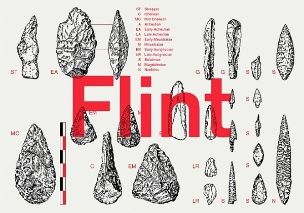 Flint identity, by Bibliothèque - Creative Journal #identity #stone